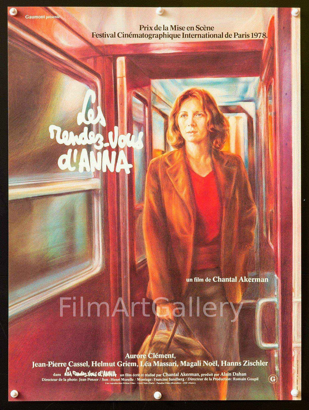 The Meetings of Anna (Les Rendez-Vous d'Anna) Original Vintage Movie Poster