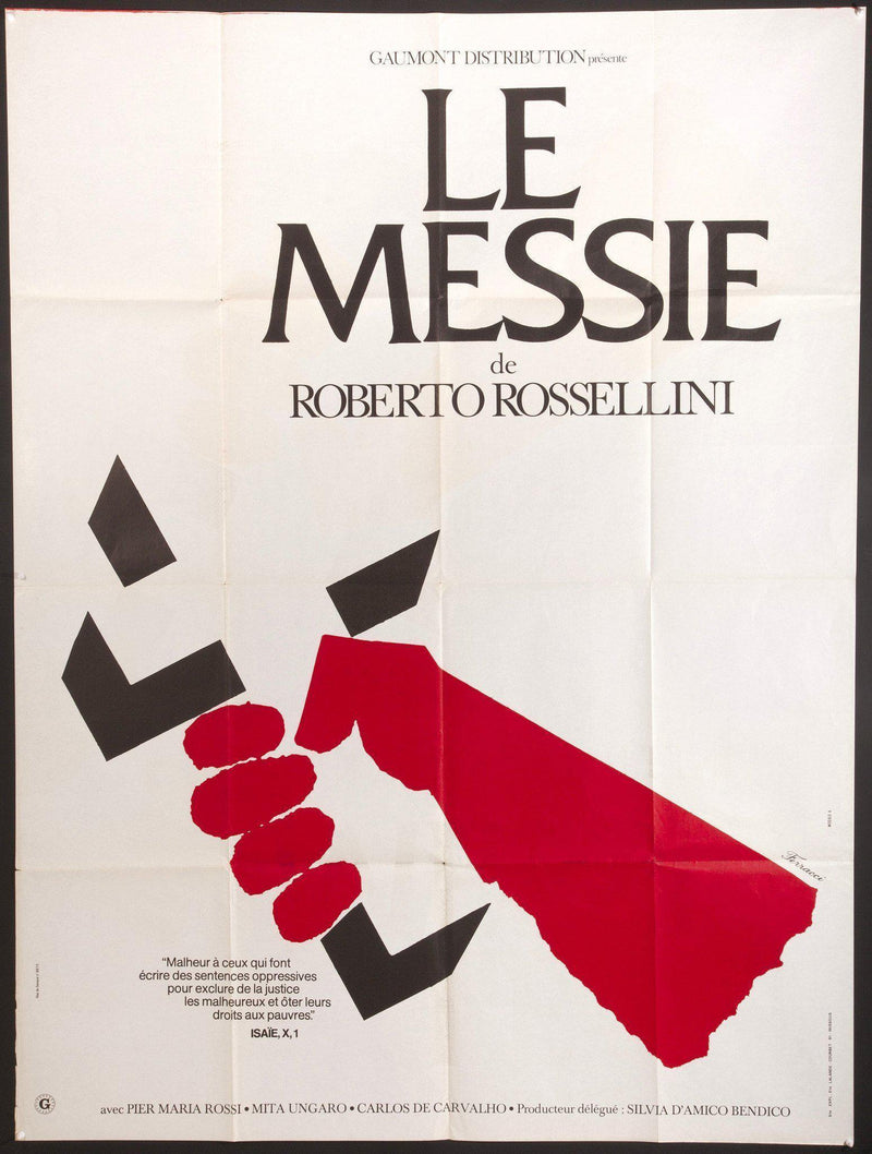The Messiah (Il Messia) French 1 panel (47x63) Original Vintage Movie Poster