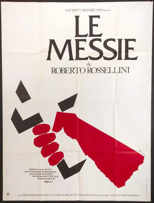 The Messiah (Il Messia) Original Vintage Movie Poster