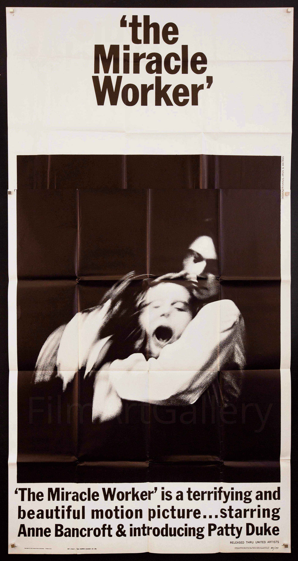 The Miracle Worker Original Vintage Movie Poster