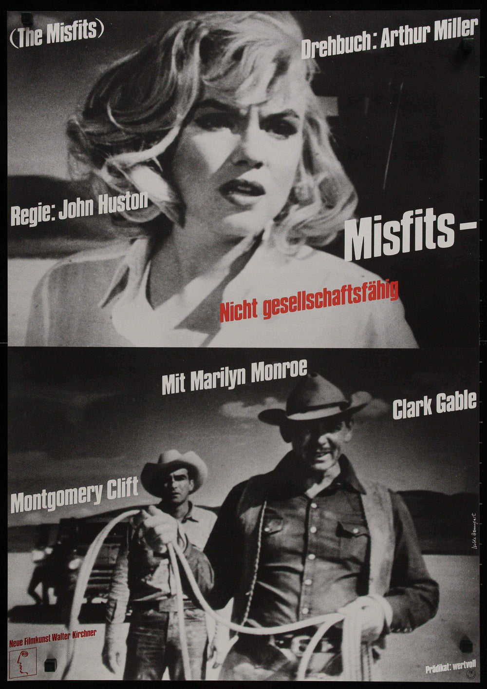 The Misfits Original Vintage Movie Poster