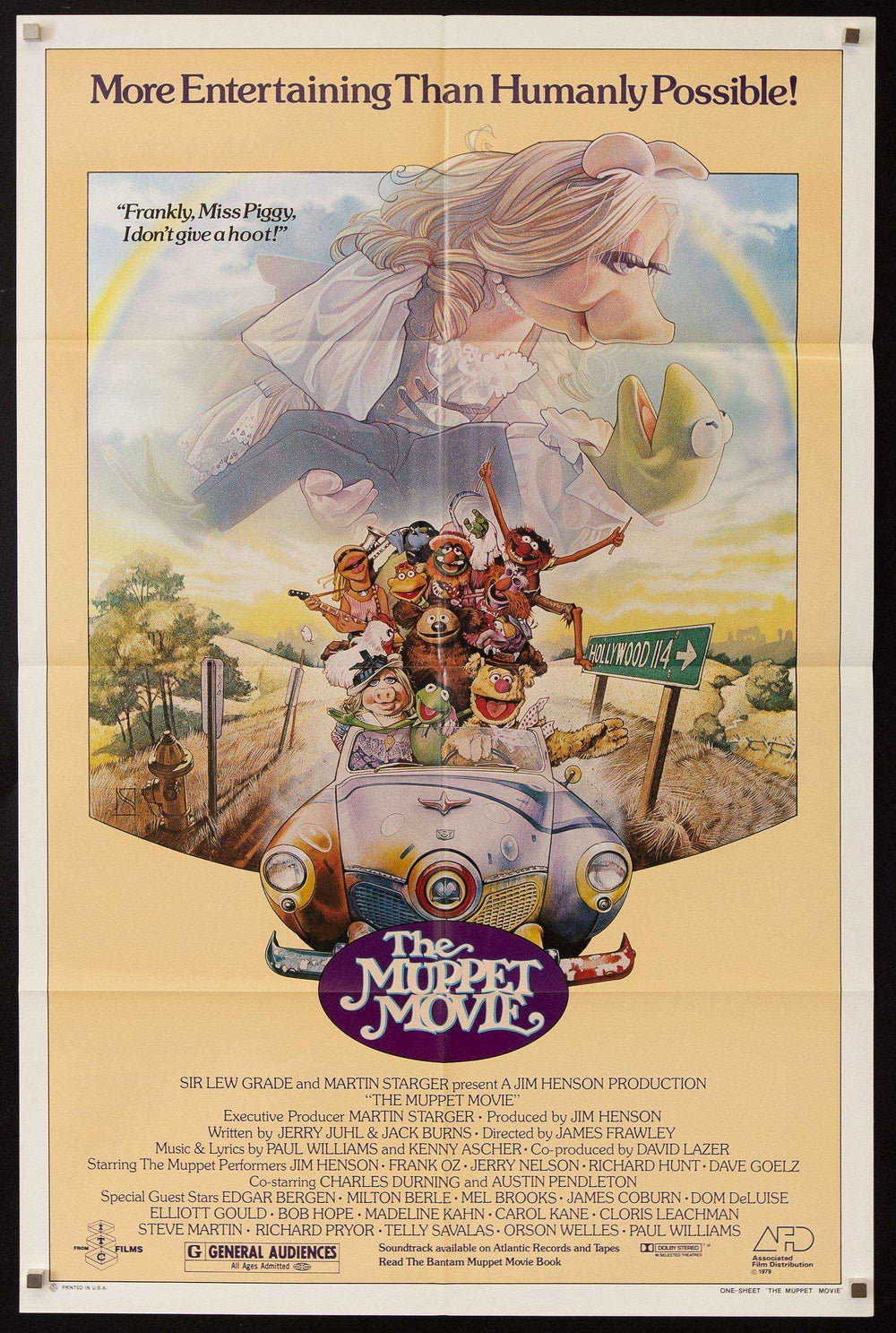 The Muppet Movie Original Vintage Movie Poster