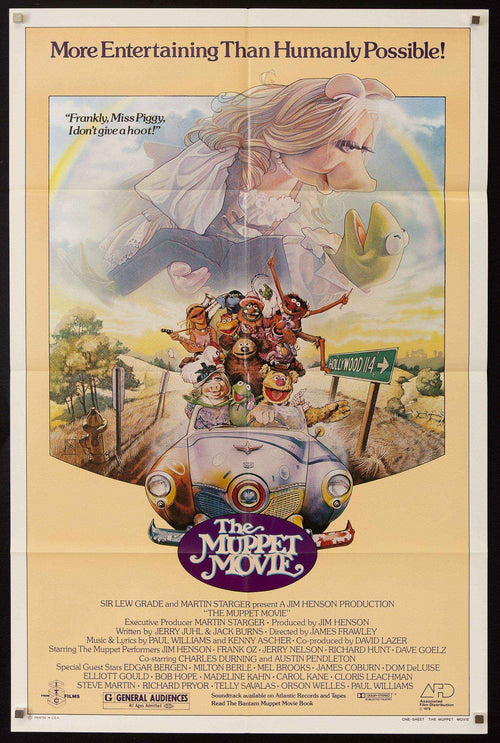 The Muppet Movie Original Vintage Movie Poster