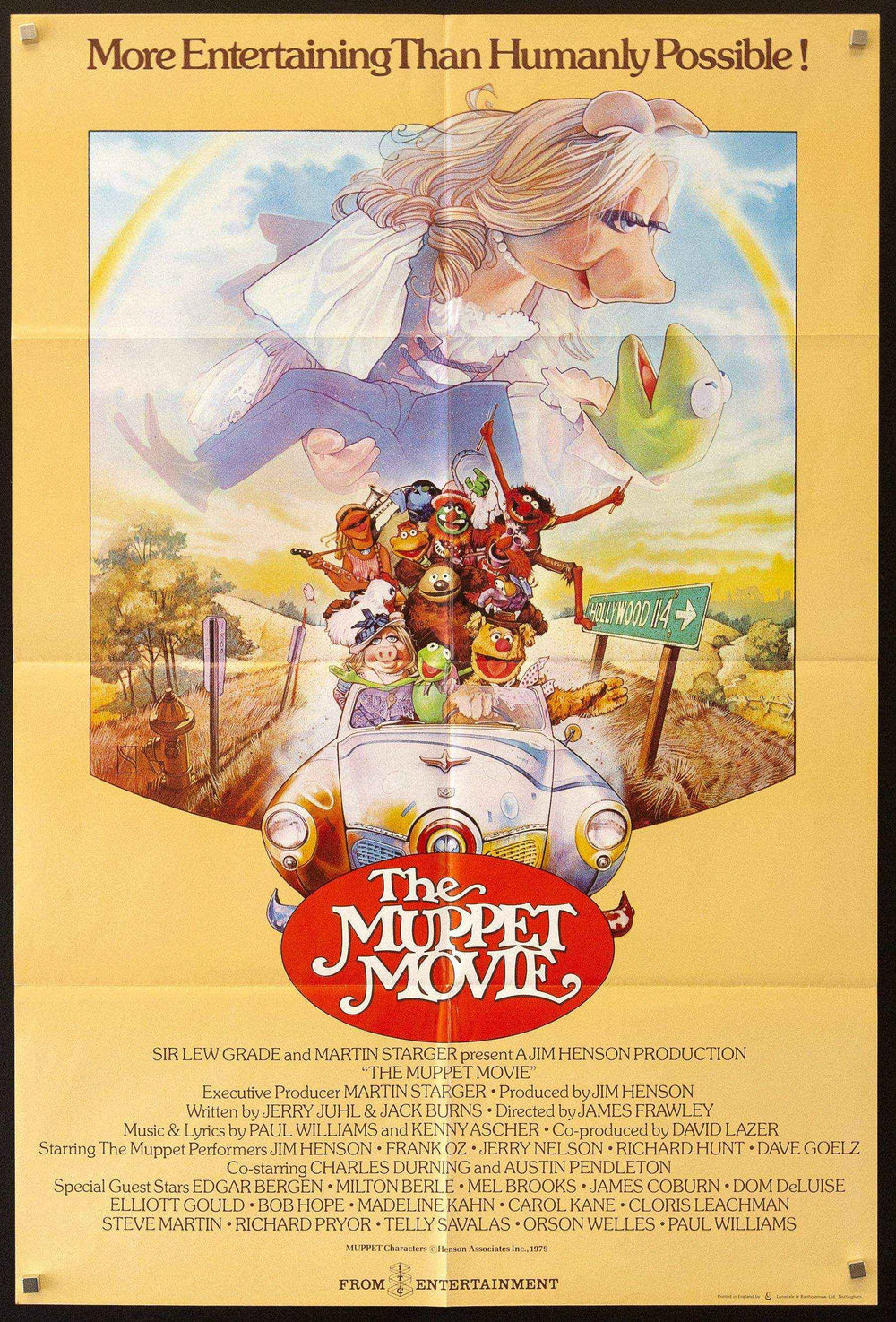The Muppet Movie Original Vintage Movie Poster
