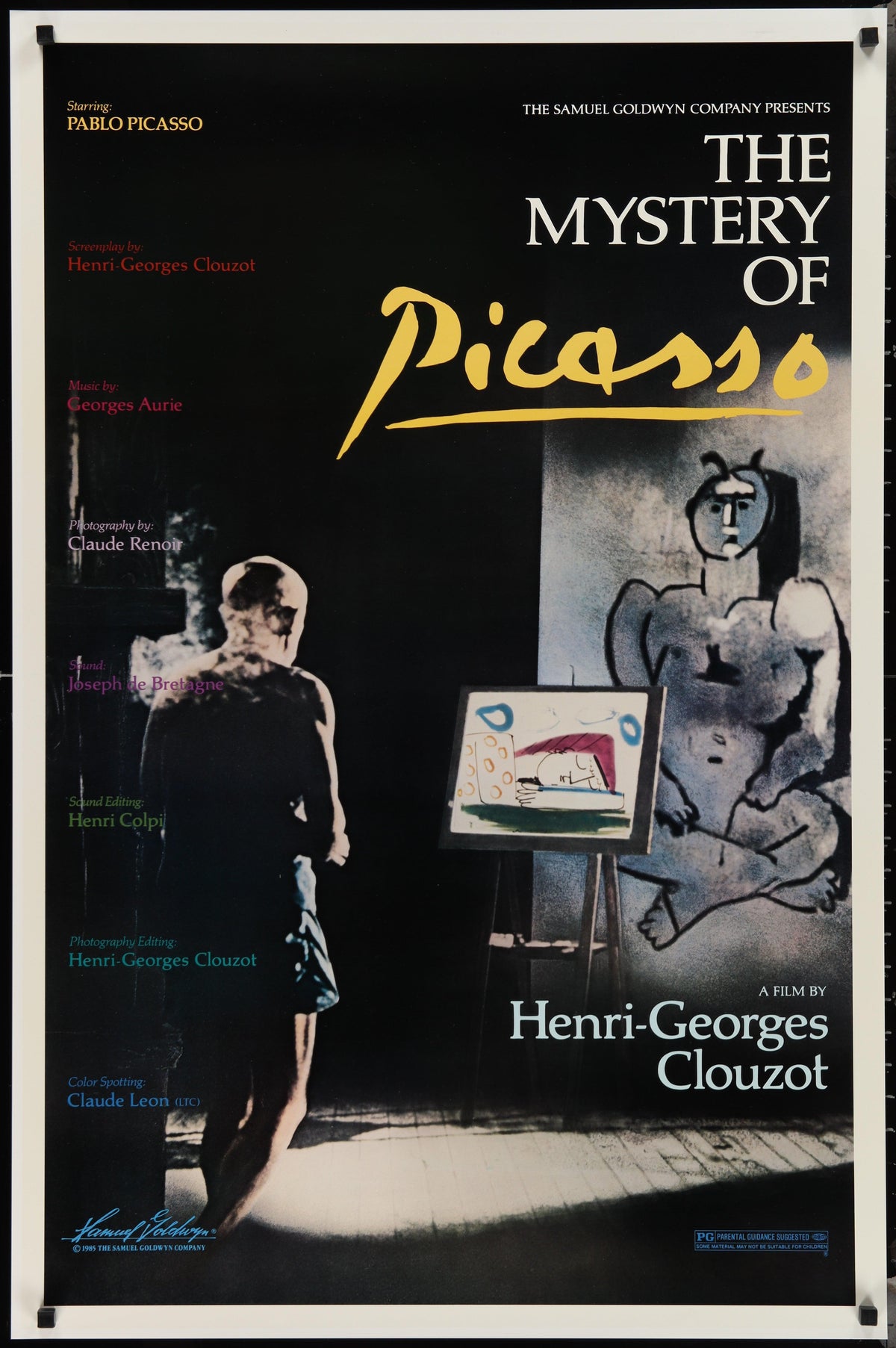 The Mystery of Picasso Original Vintage Movie Poster