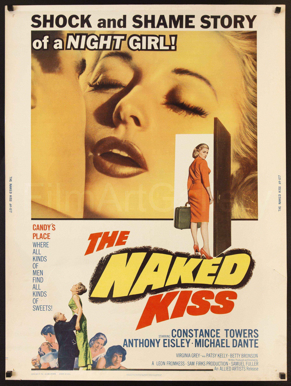 The Naked Kiss Original Vintage Movie Poster