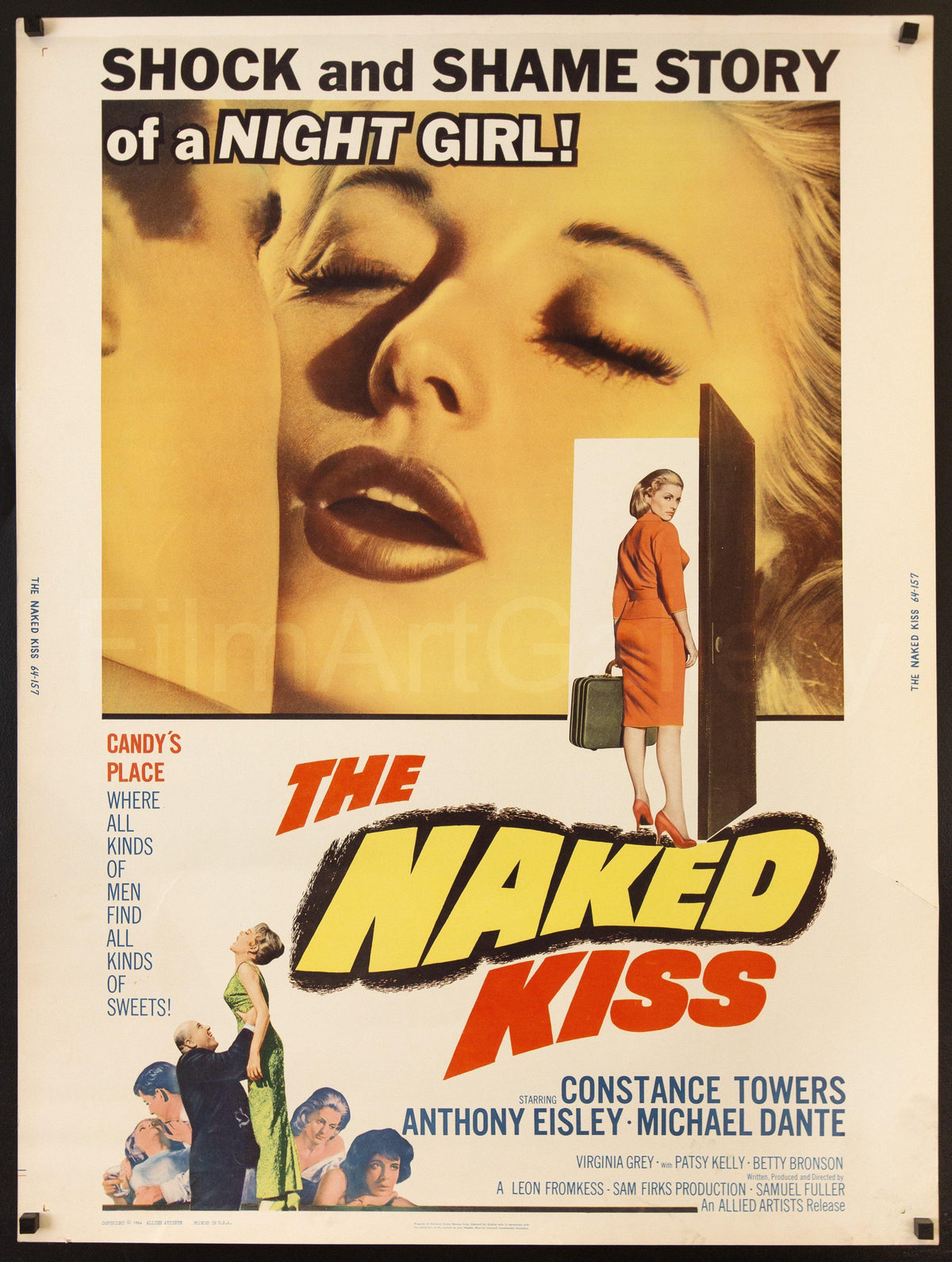 The Naked Kiss Original Vintage Movie Poster