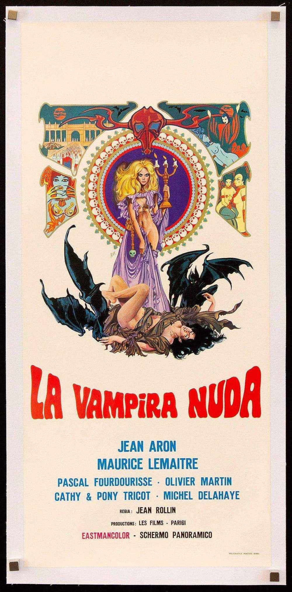 The Naked Vampire (La Vampire Nue) Original Vintage Movie Poster