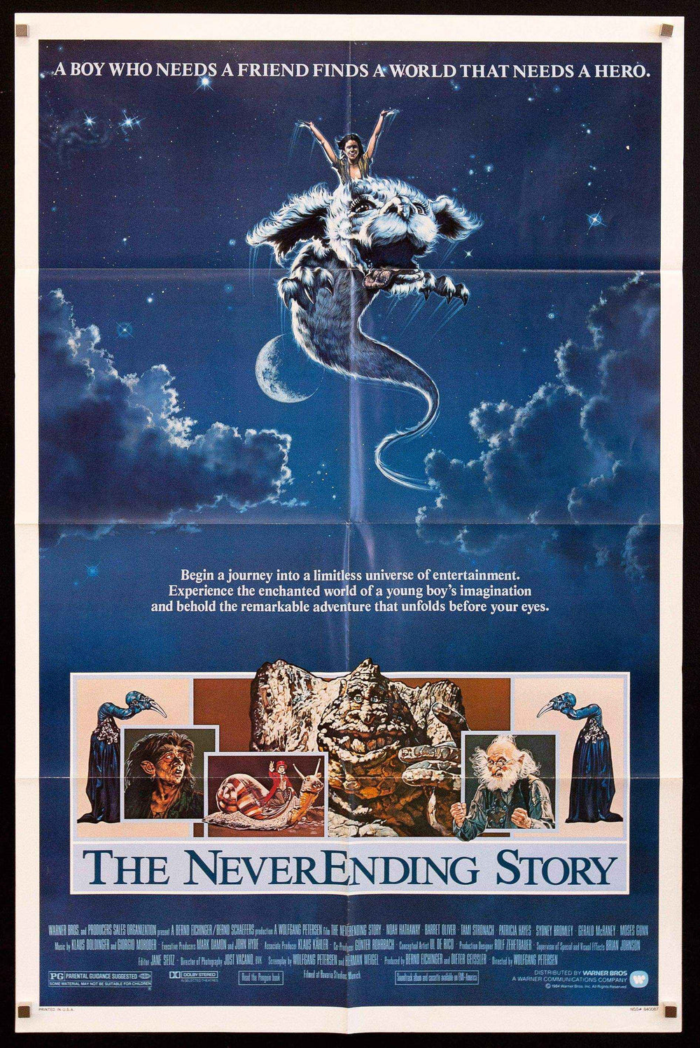 The Neverending Story Original Vintage Movie Poster