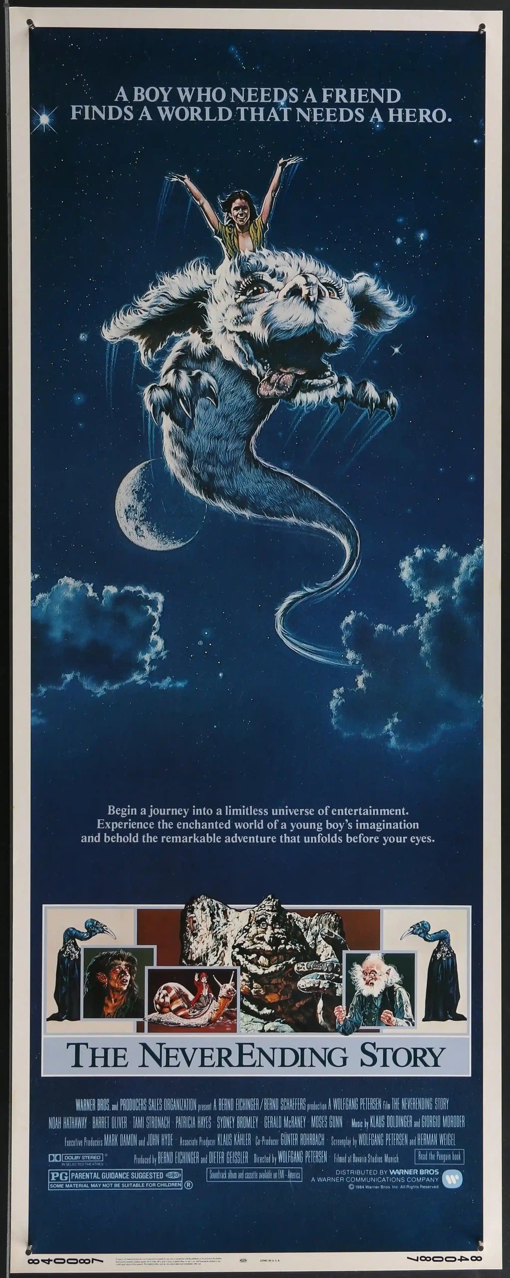 The Neverending Story Original Vintage Movie Poster