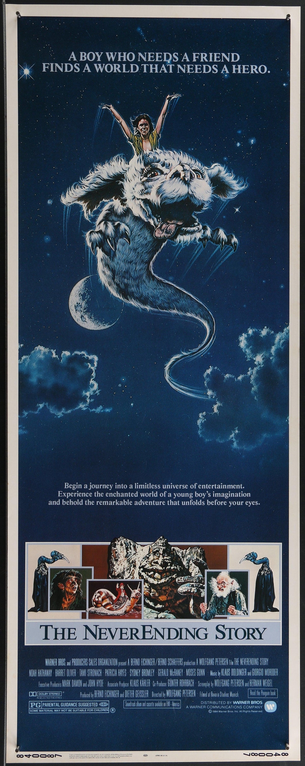 The Neverending Story Original Vintage Movie Poster