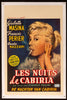 The Nights of Cabiria Belgian (14x22) Original Vintage Movie Poster