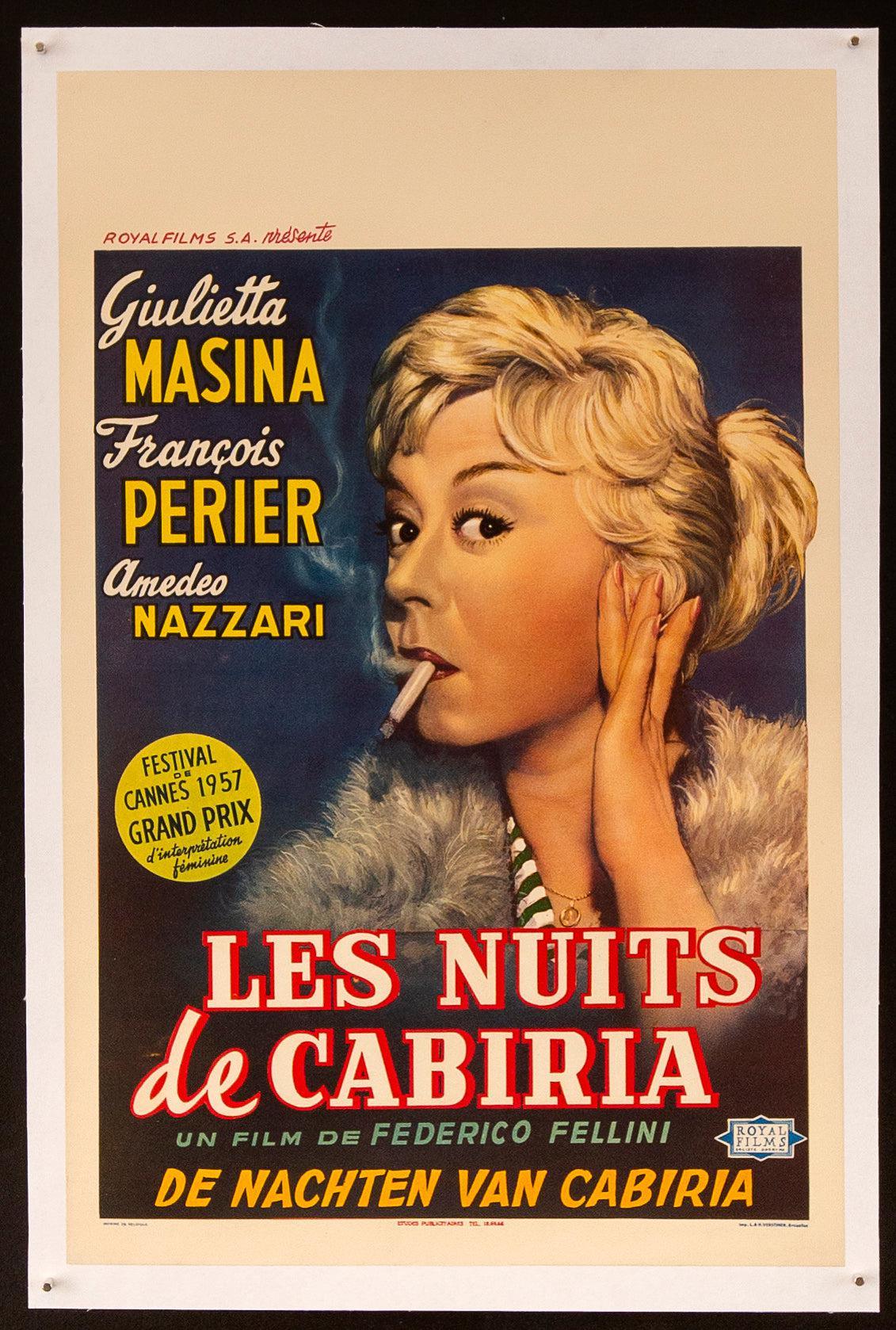 The Nights of Cabiria Original Vintage Movie Poster