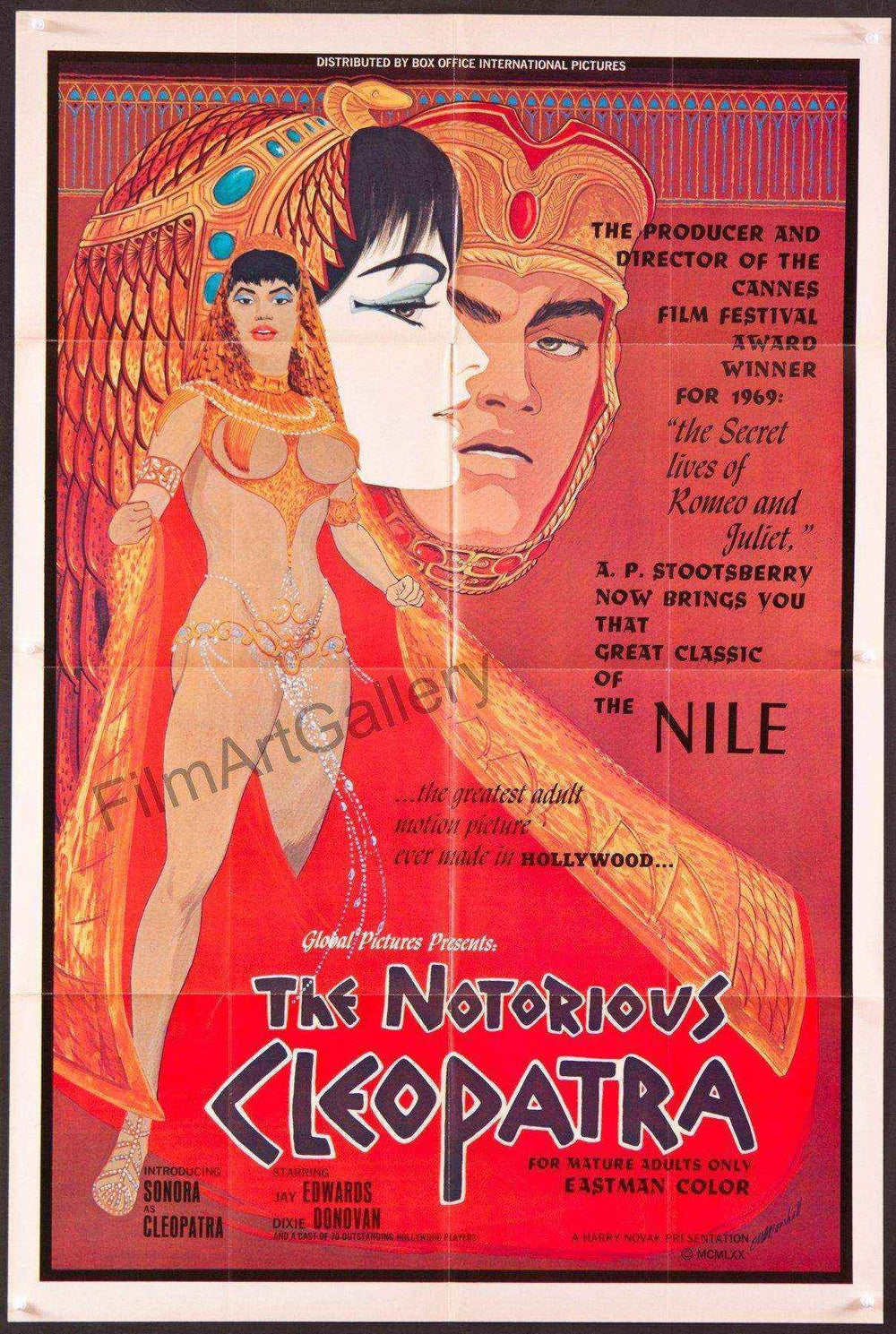 The Notorious Cleopatra Original Vintage Movie Poster