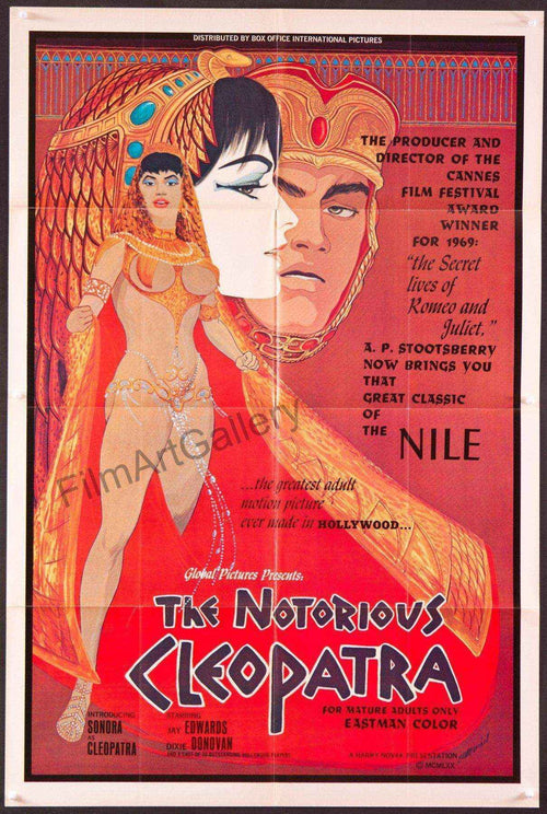 The Notorious Cleopatra Original Vintage Movie Poster