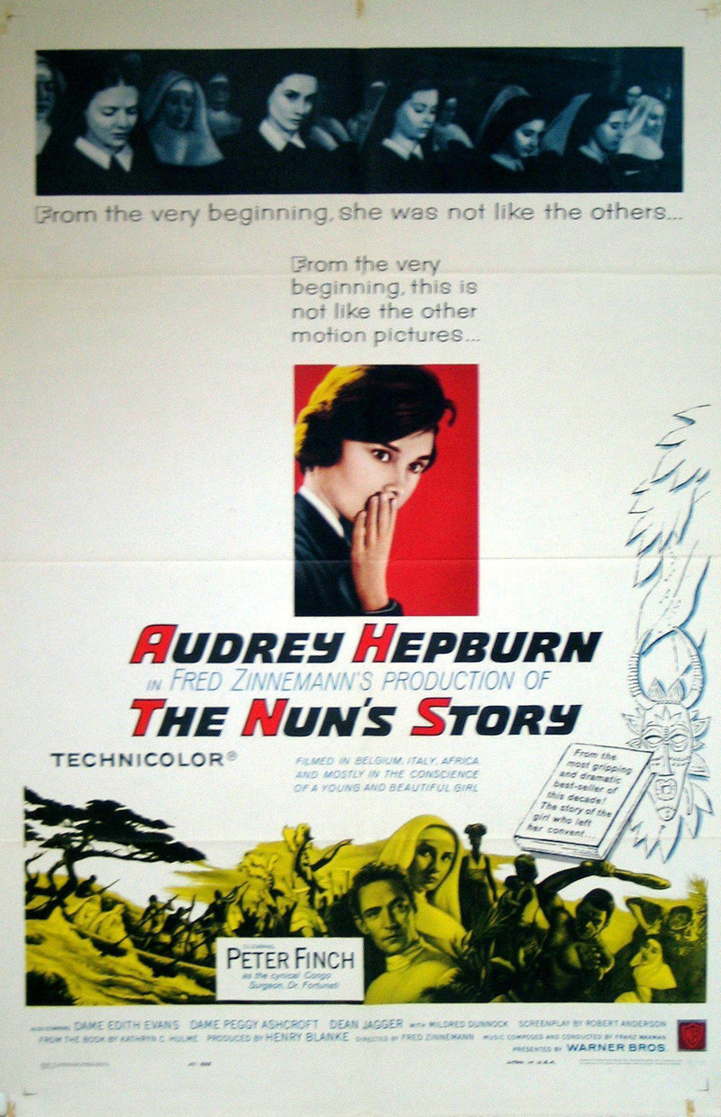 The Nun's Story 1 Sheet (27x41) Original Vintage Movie Poster