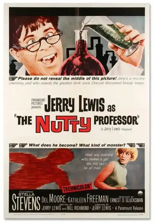 The Nutty Professor Original Vintage Movie Poster