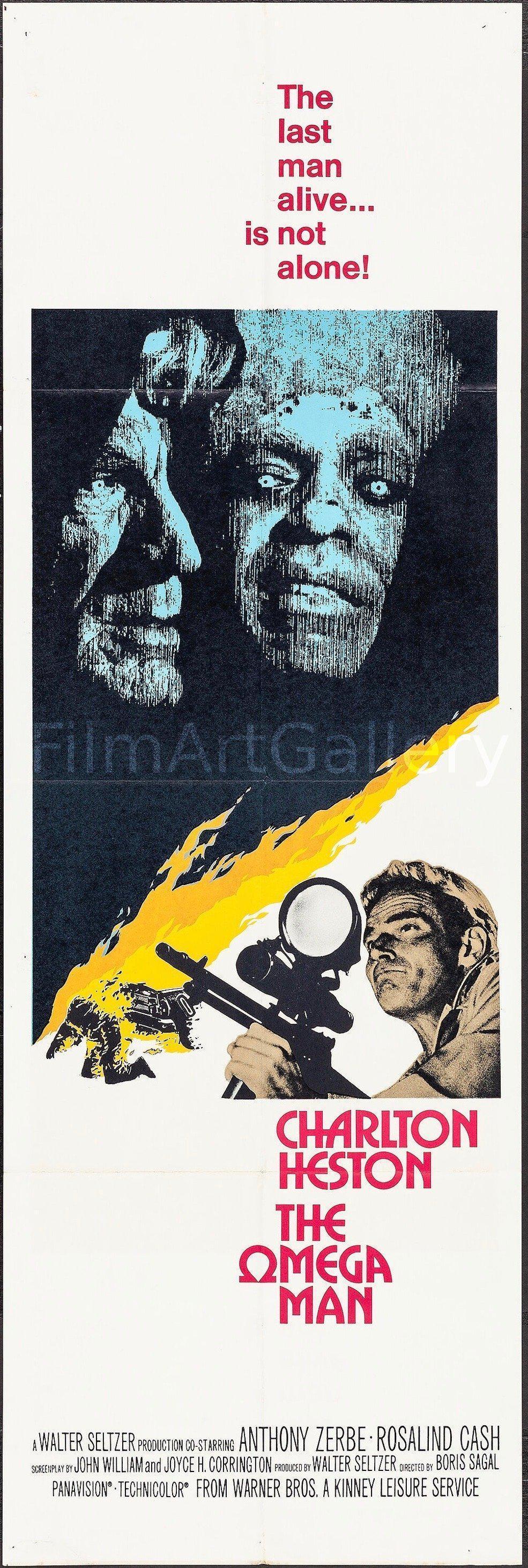 The Omega Man Door Panel (20x60) Original Vintage Movie Poster