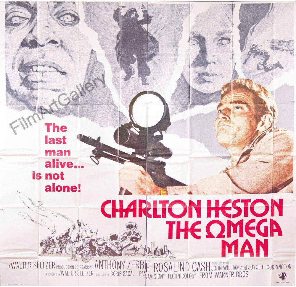 The Omega Man Original Vintage Movie Poster