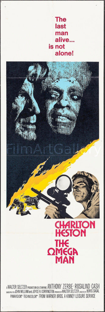 The Omega Man Original Vintage Movie Poster