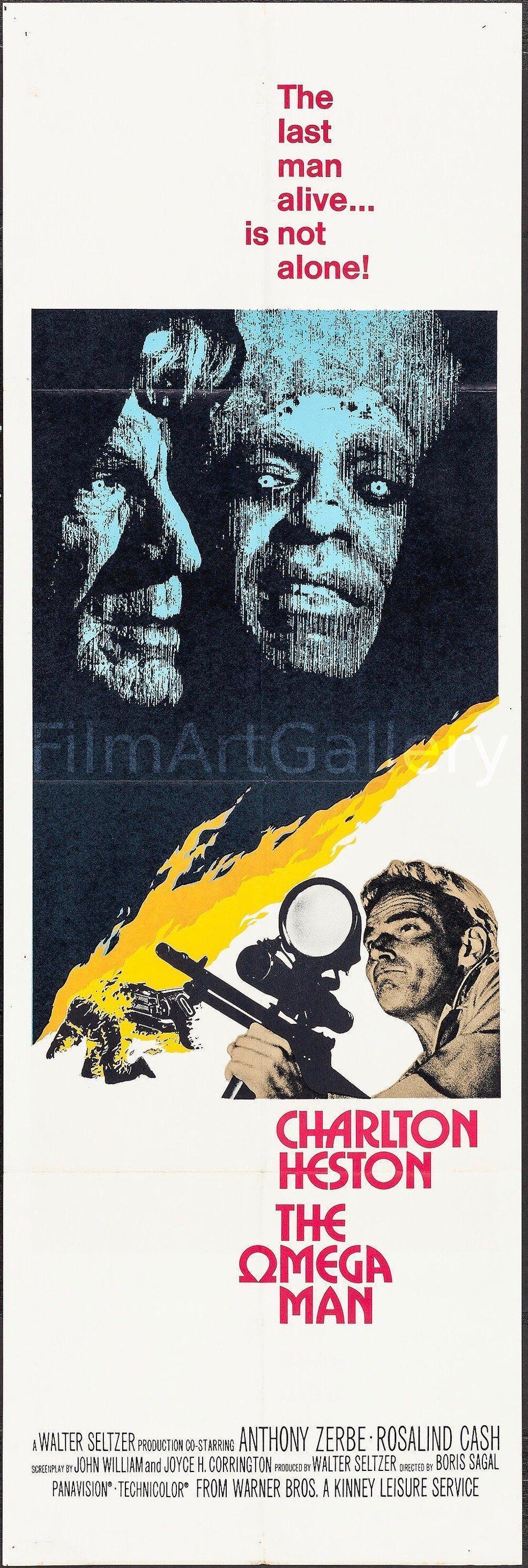 The Omega Man Original Vintage Movie Poster
