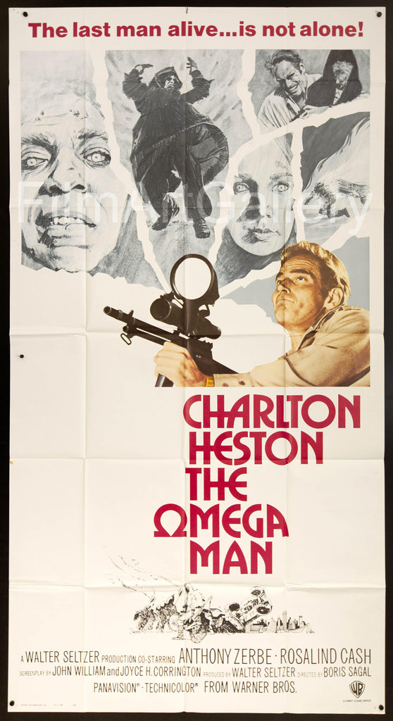 The Omega Man Original Vintage Movie Poster
