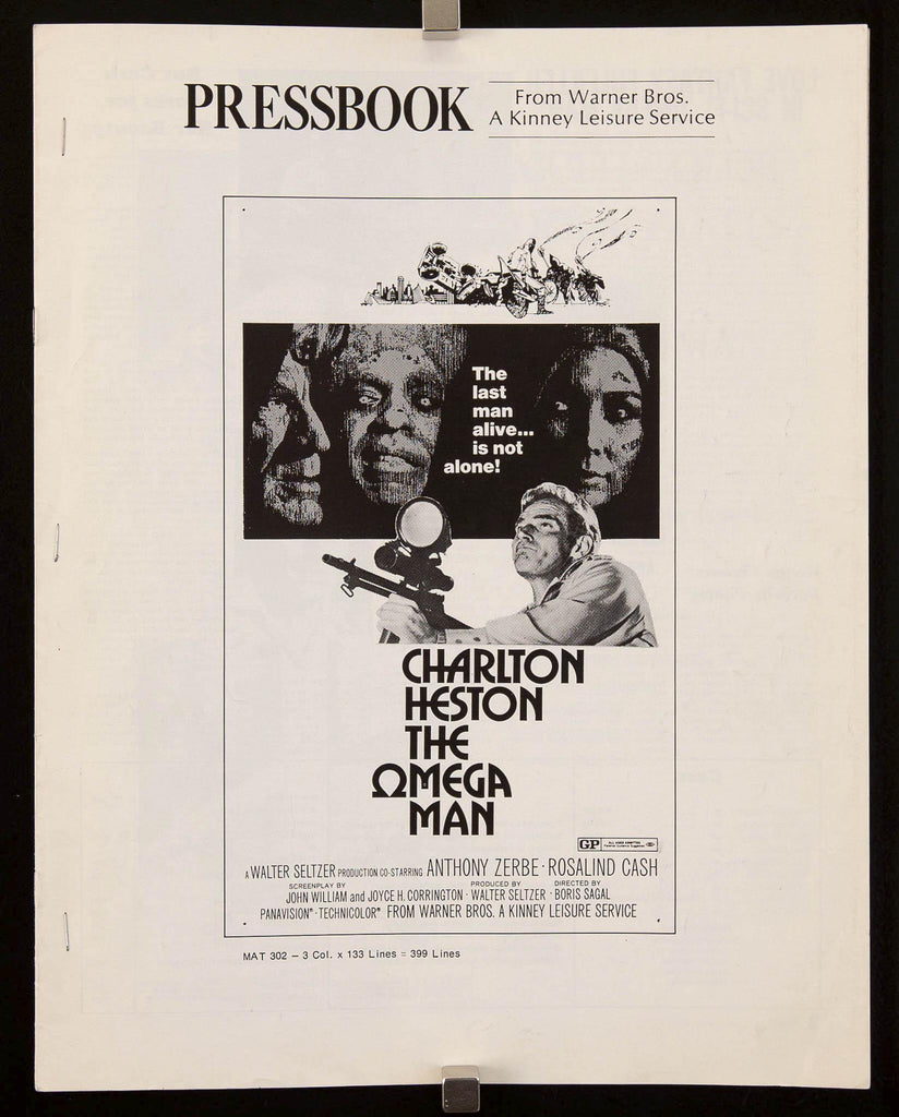 The Omega Man Original Vintage Movie Poster