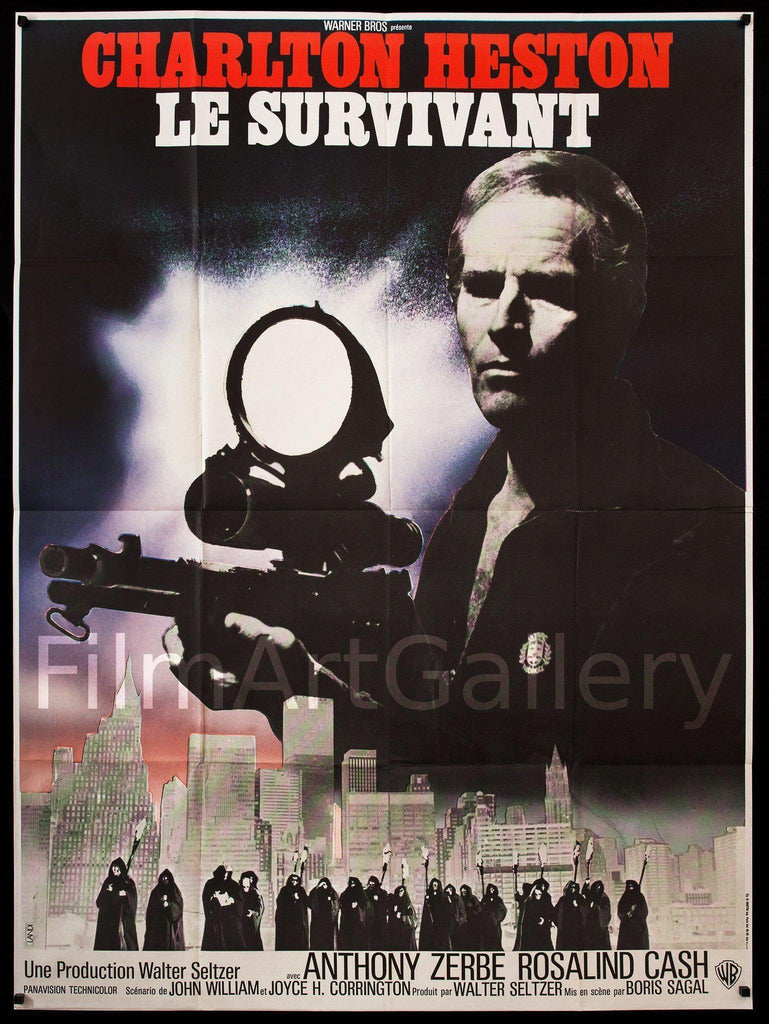 The Omega Man Original Vintage Movie Poster