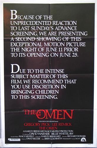 The Omen Original Vintage Movie Poster