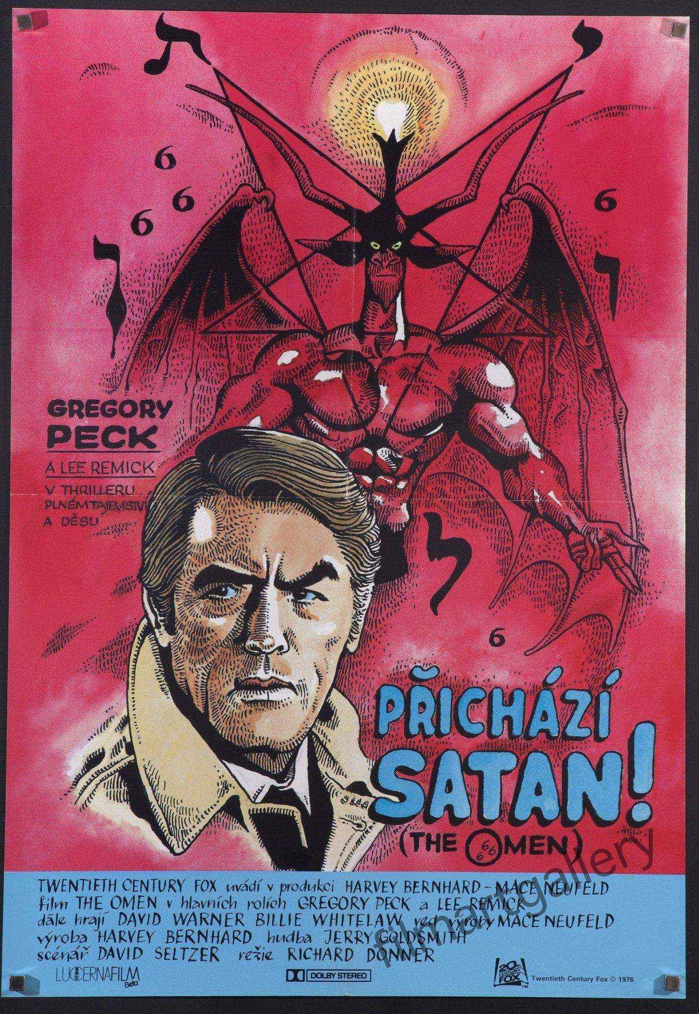 The Omen Movie Poster 1976 Czech (23x33) - Main Image