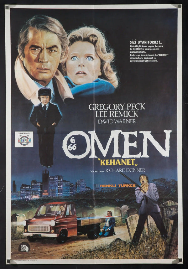 The Omen Movie Poster 1970s 1 Sheet (27x41)