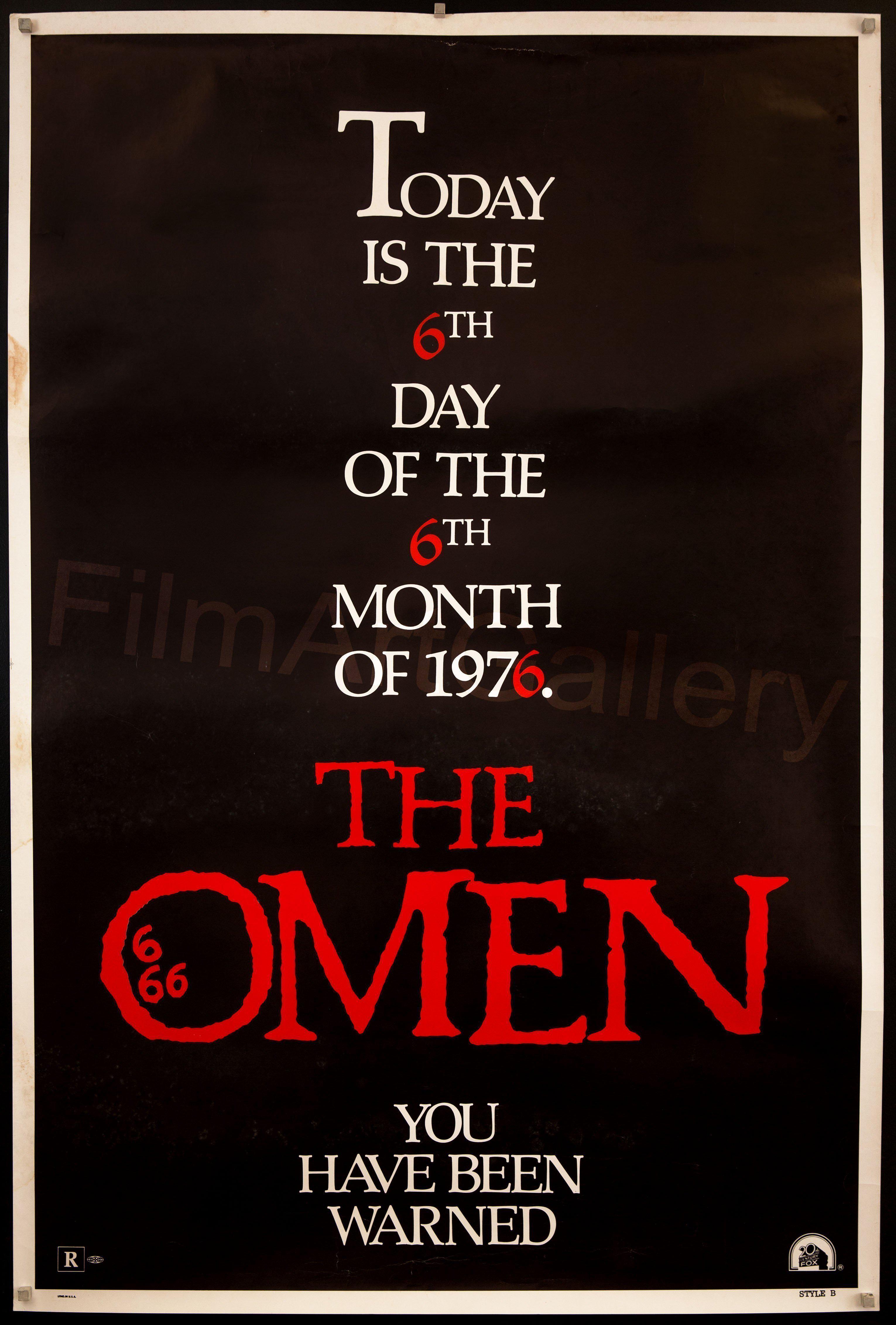 気質アップ The Omen Movie Poster 1976 40x60 コレクション