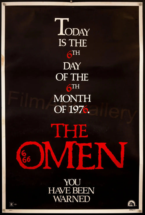 The Omen Original Vintage Movie Poster