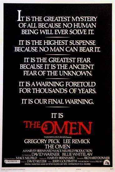 The Omen Original Vintage Movie Poster