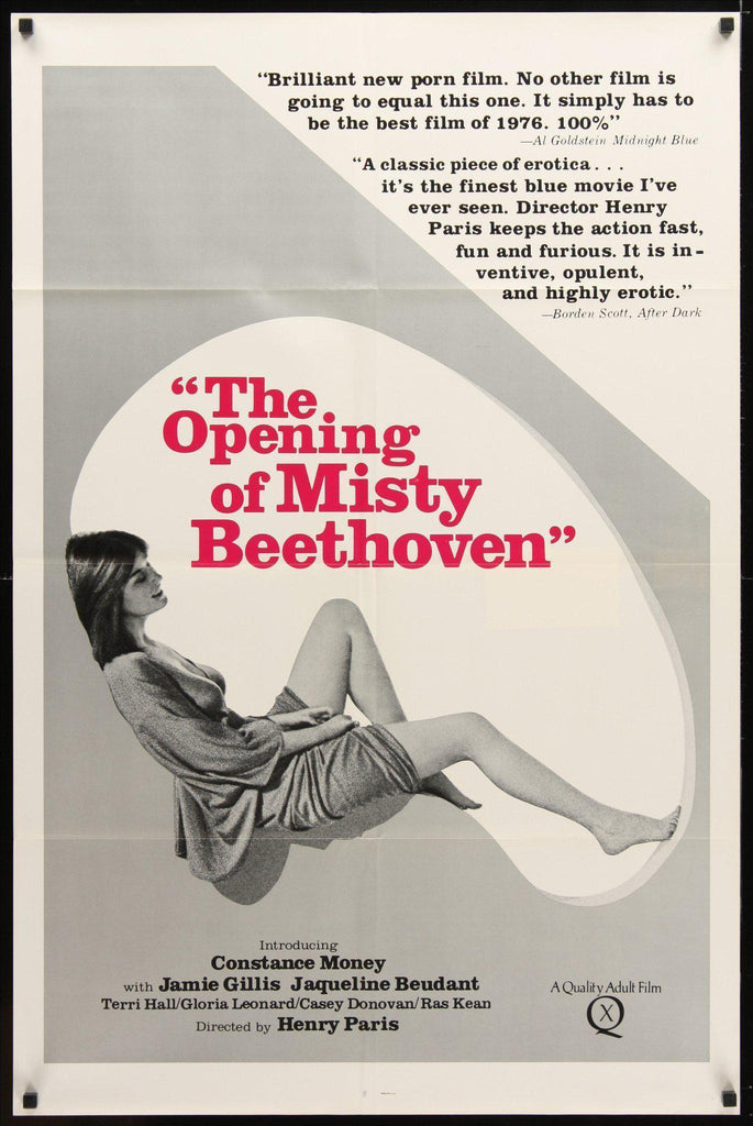 The Opening of Misty Beethoven Original Vintage Movie Poster