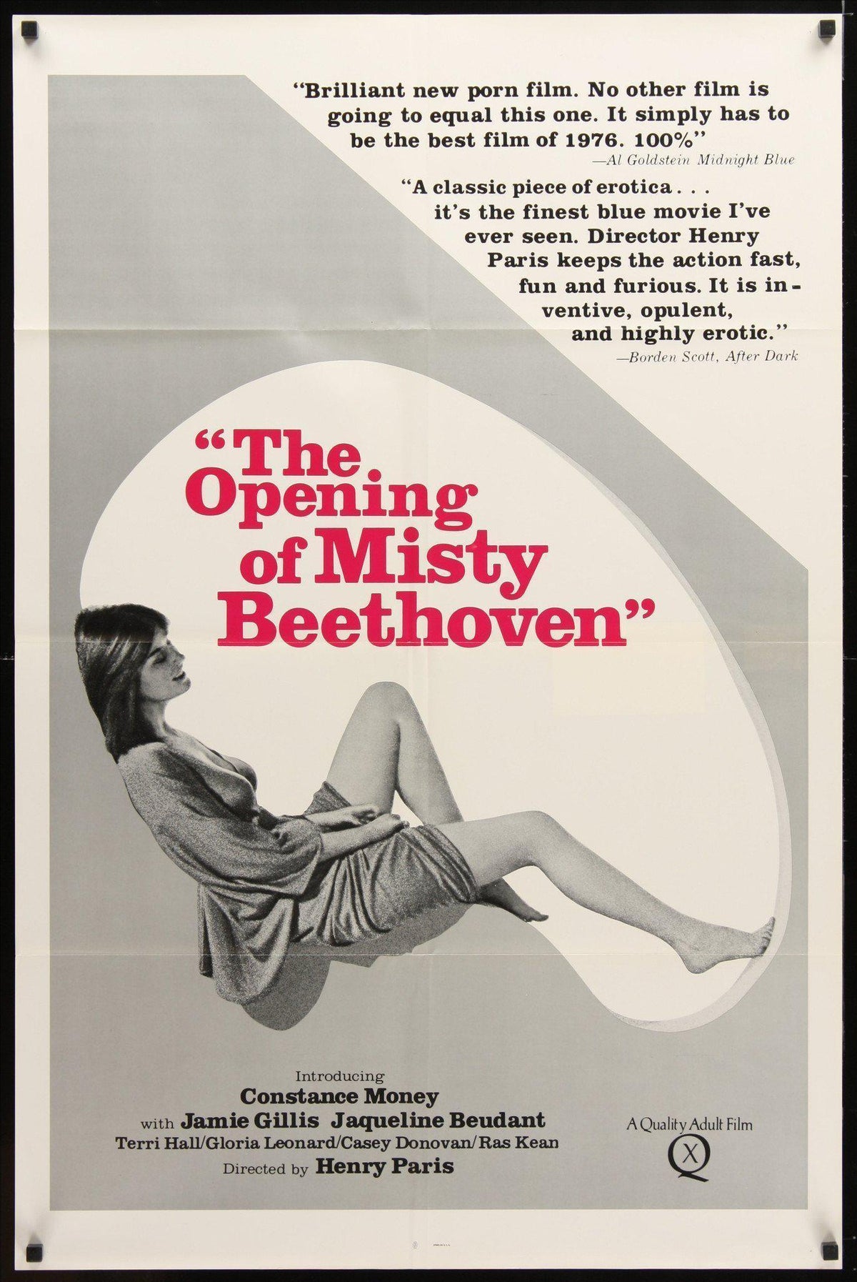 The Opening of Misty Beethoven Original Vintage Movie Poster