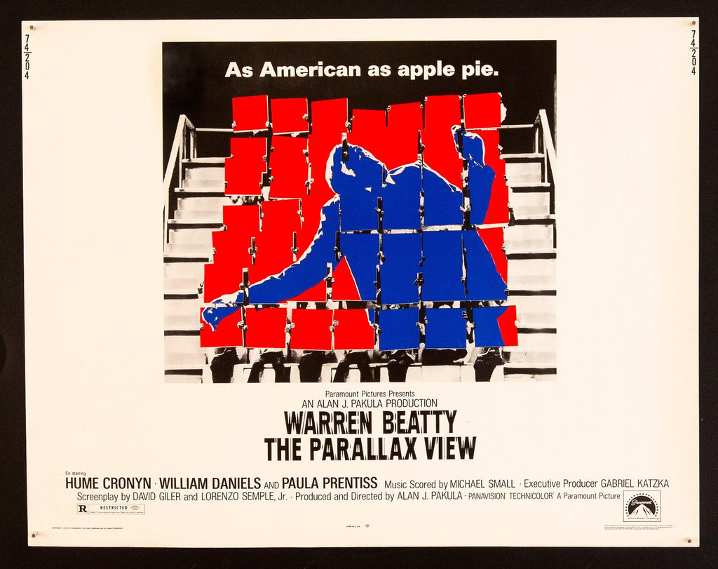 The Parallax View Original Vintage Movie Poster