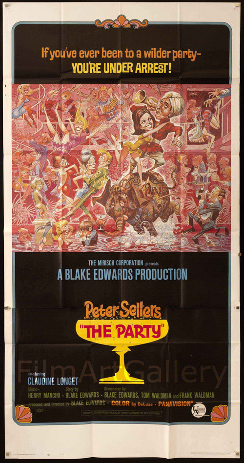 The Party Original Vintage Movie Poster