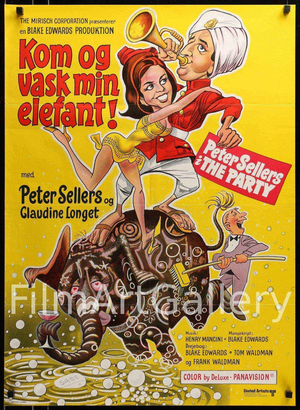 The Party Original Vintage Movie Poster