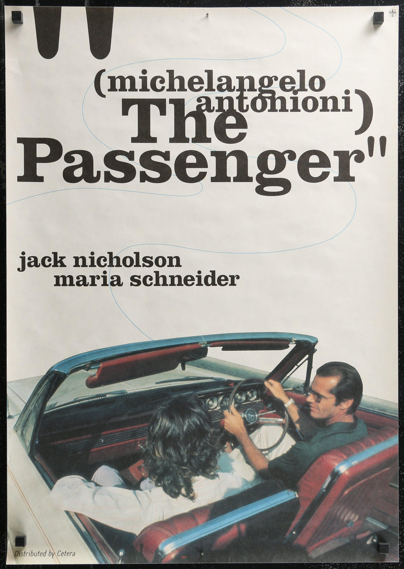 The Passenger (Professione Reporter) Japanese 1 panel (20x29) Original Vintage Movie Poster