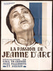 The Passion of Joan of Arc (La De Jeanne D'Arc) French 1 panel (47x63) Original Vintage Movie Poster