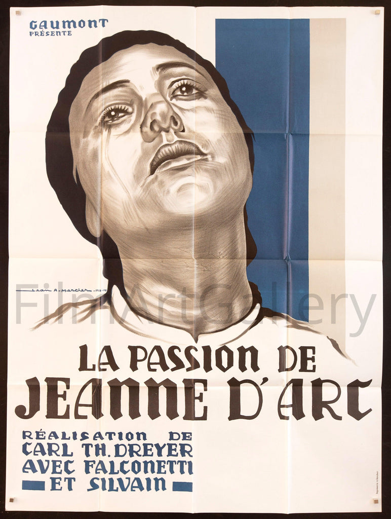 The Passion of Joan of Arc (La De Jeanne D'Arc) Original Vintage Movie Poster