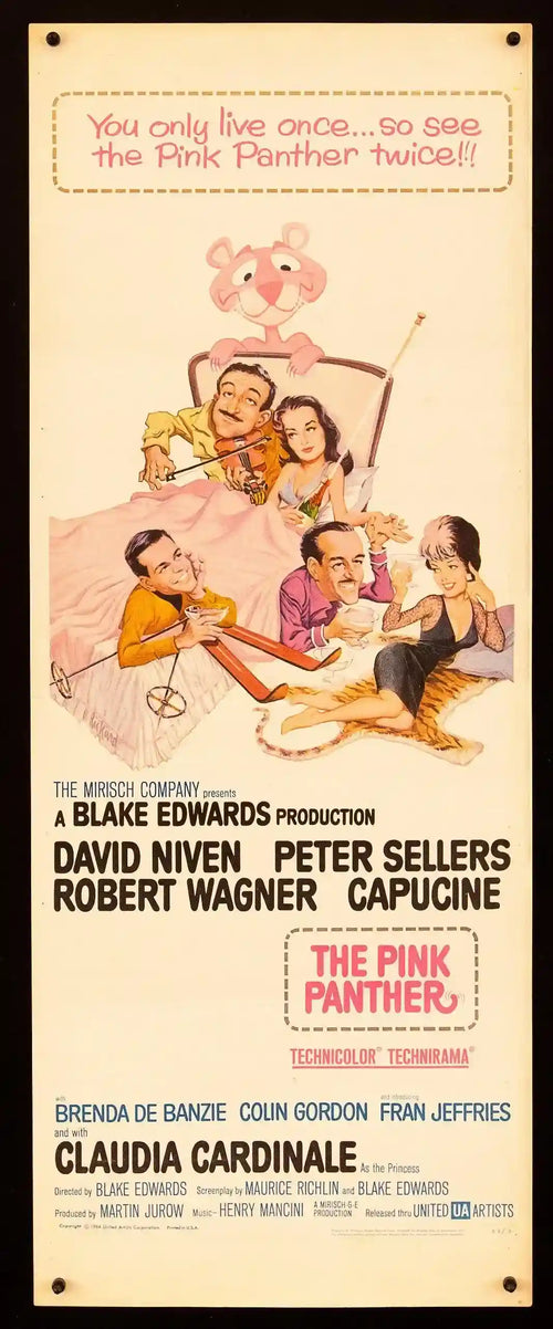 The Pink Panther Original Vintage Movie Poster