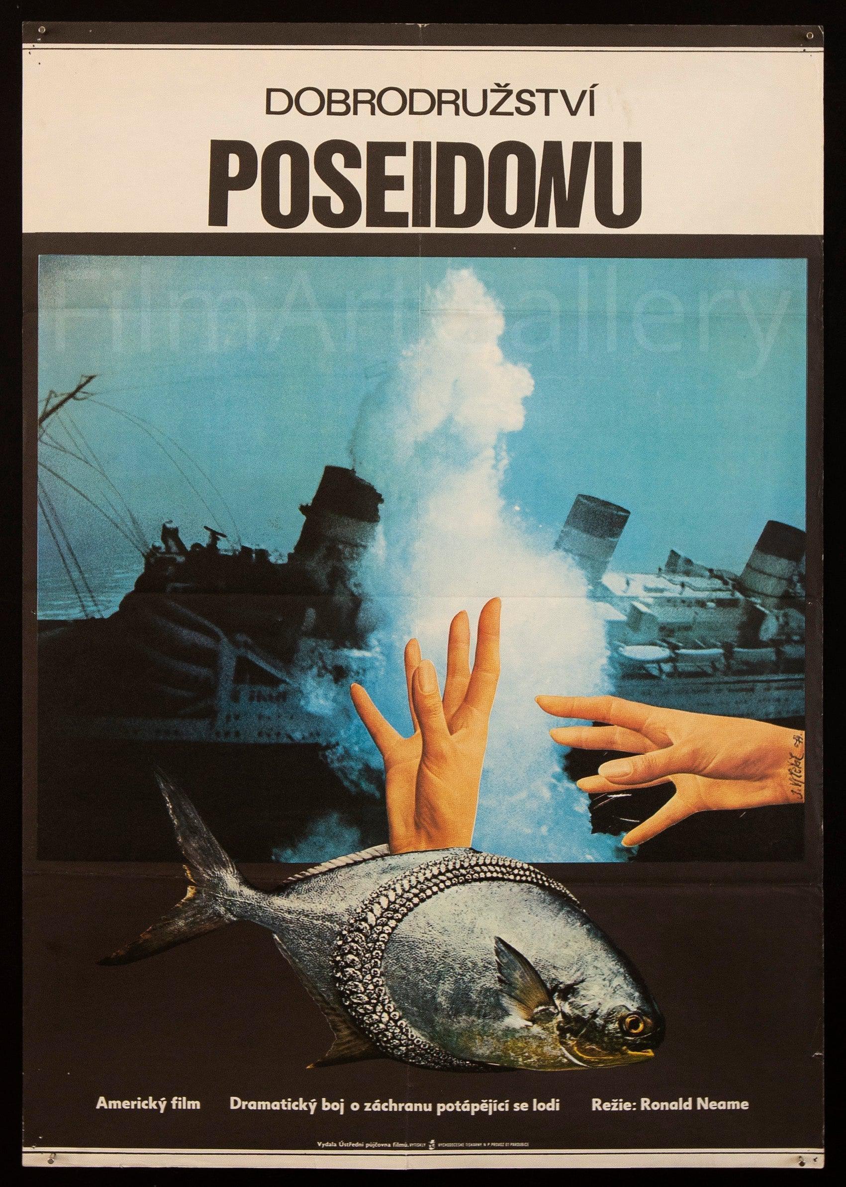 The Poseidon Adventure Movie Poster 1974 Czech (23x33)