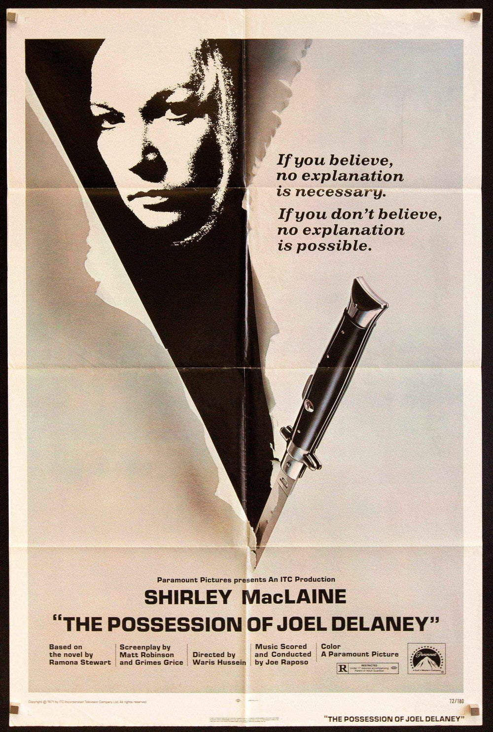 The Possession of Joel Delaney Original Vintage Movie Poster