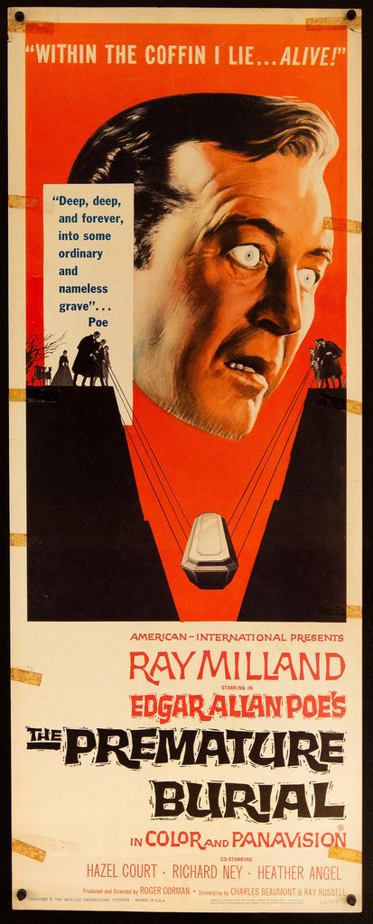 The Premature Burial Original Vintage Movie Poster
