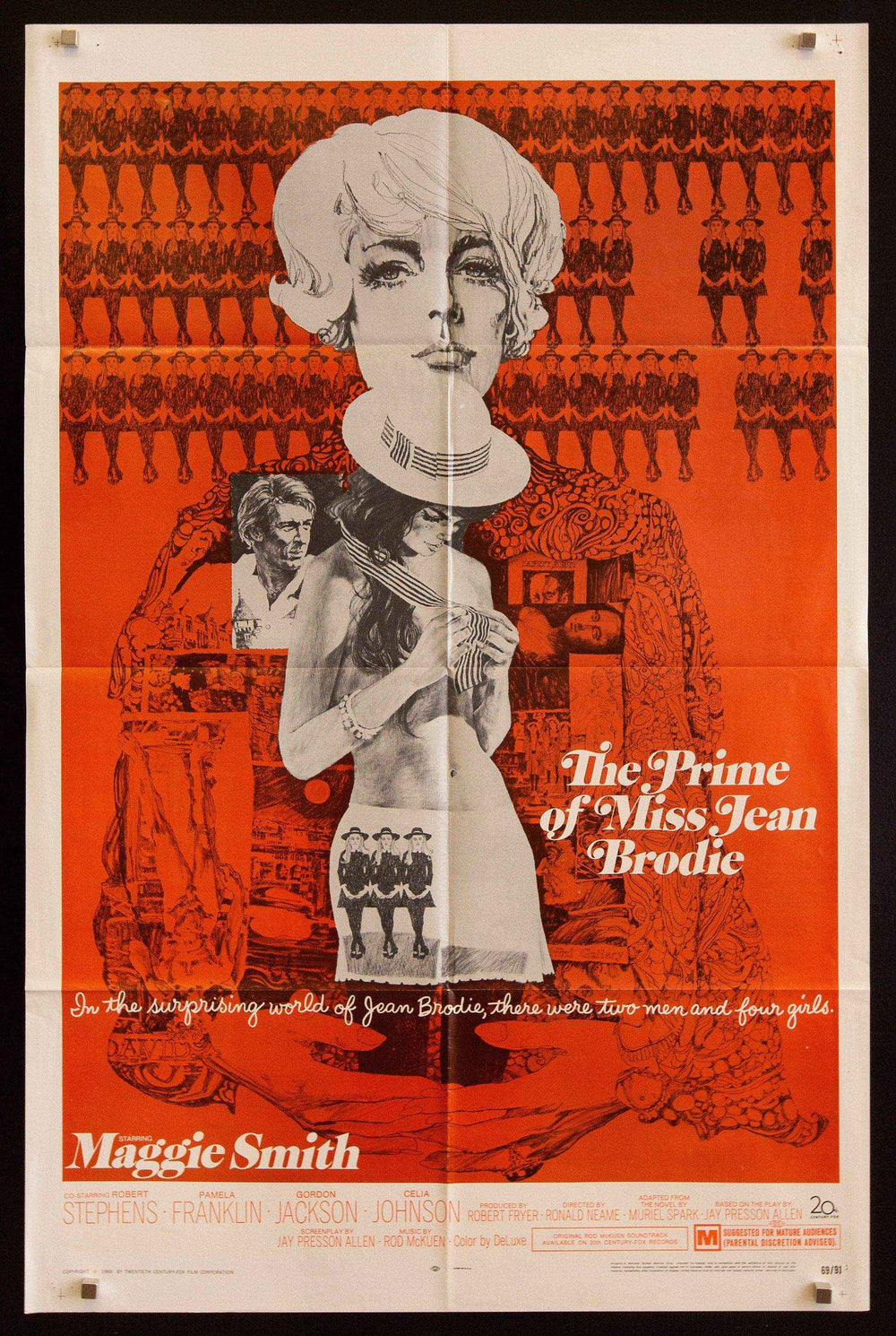 The Prime of Miss Jean Brodie Original Vintage Movie Poster