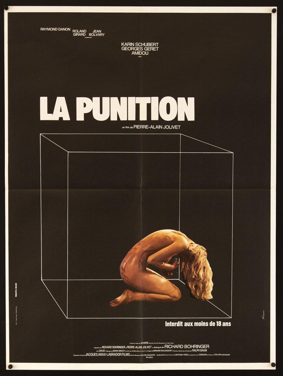 The Punishment (La Punition) Original Vintage Movie Poster