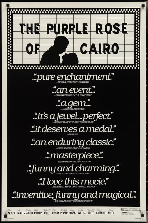 The Purple Rose of Cairo Original Vintage Movie Poster