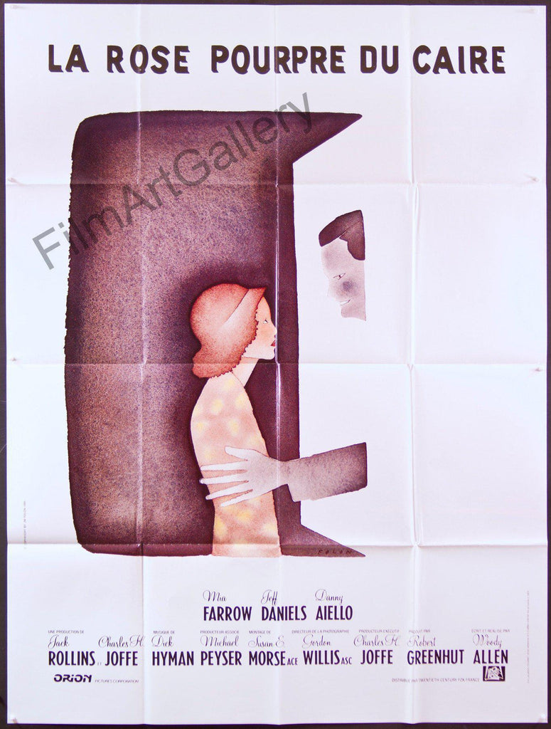 The Purple Rose of Cairo Original Vintage Movie Poster
